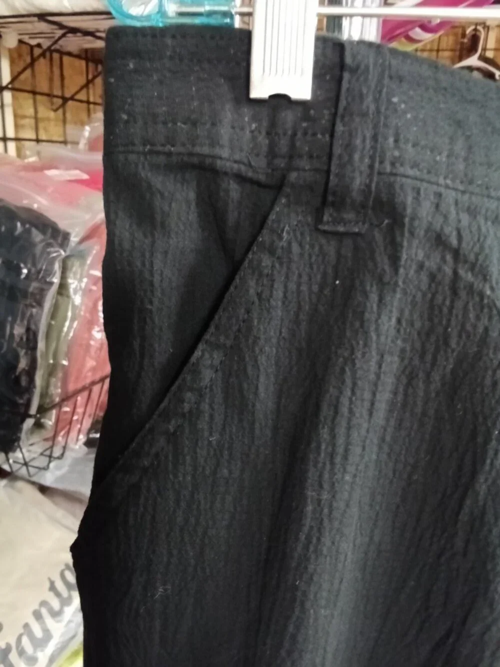 White Stag Black Cargo Pants with Pockets - 25% Off When You Bundle 5+ Items!